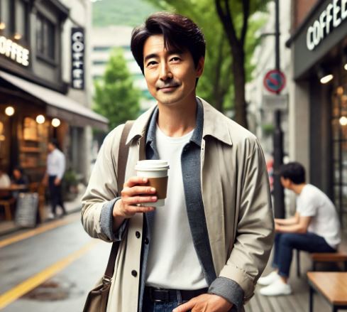 중년 커피