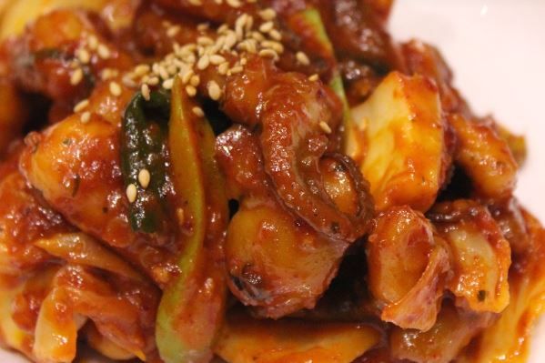 저칼로리 고단백 다이어트 식품 쭈꾸미 요리 사진