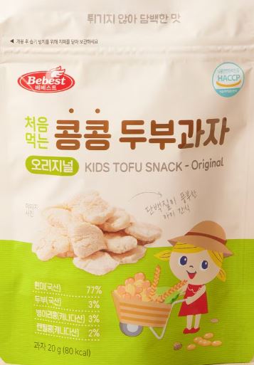 베베스트 처음 먹는 콩콩 두부과자 고단백 1위 제품