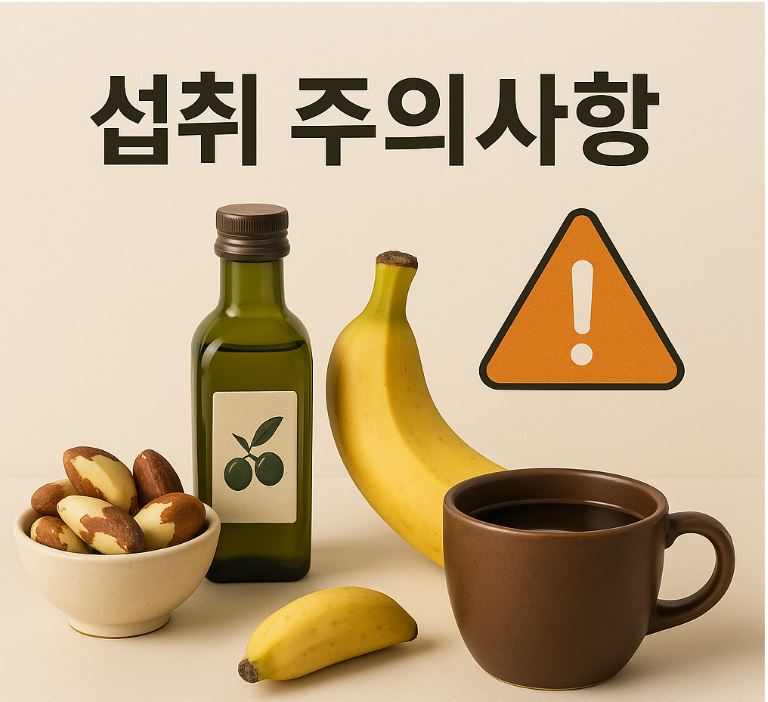 섭취 주의사항