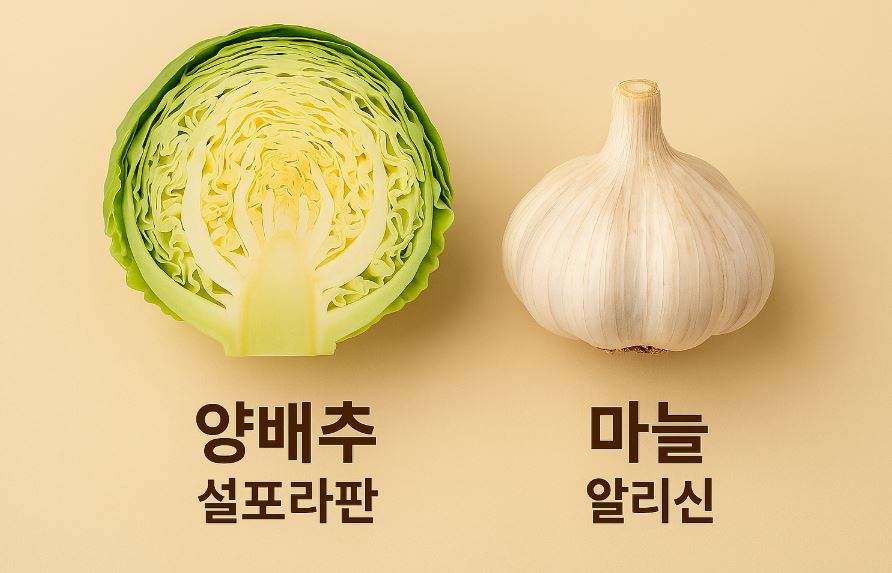 대장암 걱정될 땐? 양배추와 마늘 중 어떤 음식이 더 효과적일까?