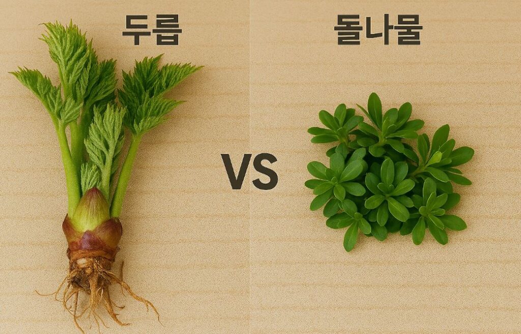 두릅 vs 돌나물, 간 해독에 더 좋은 봄나물은?