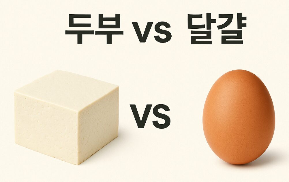 두부 vs 달걀, 키 크는 단백질, 식물성과 동물성 중 무엇이 더 좋을까?