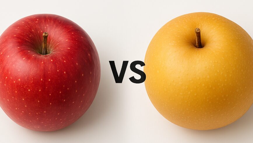 사과 vs 배, 심혈관 건강에 더 좋은 과일은?
