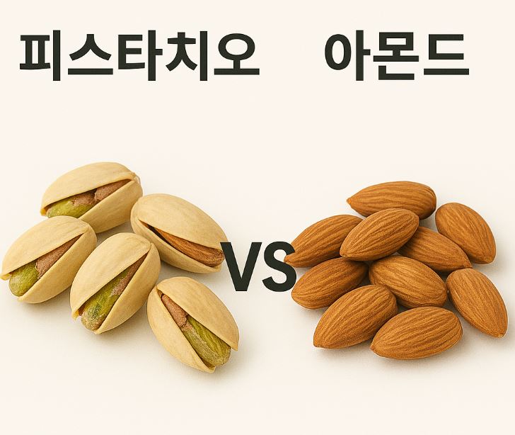피스타치오 vs 아몬드, 눈에 더 좋은 견과류는?
