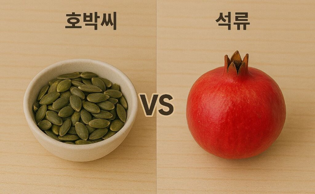 호박씨 vs 석류, 전립선 건강에 더 효과적인 것은?