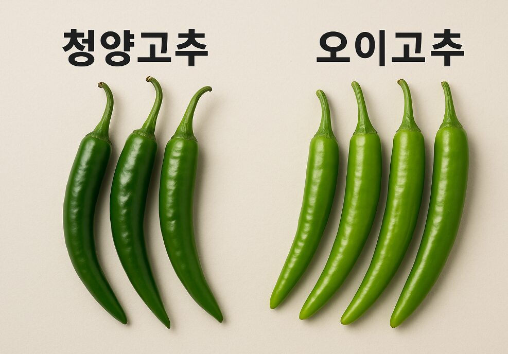 청양고추 오이고추