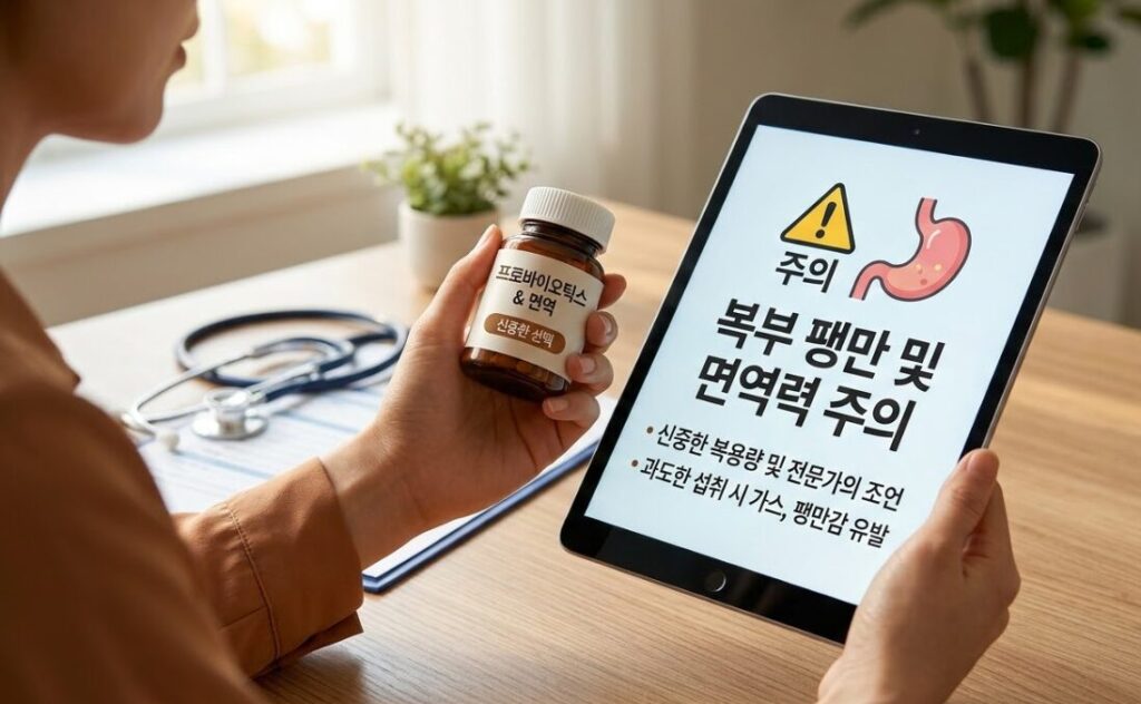 복부팽만
