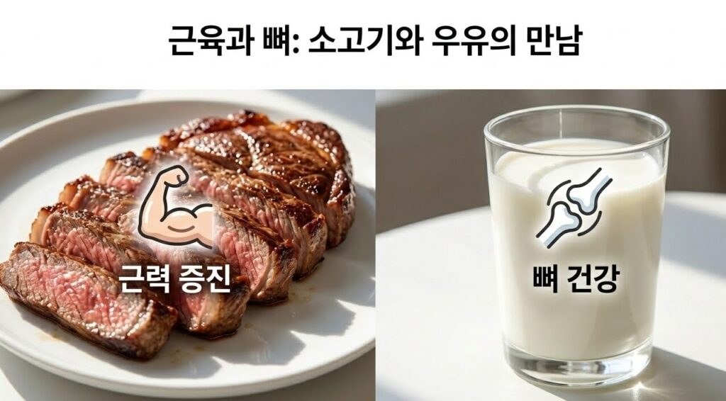 소고기와 우유의 만남