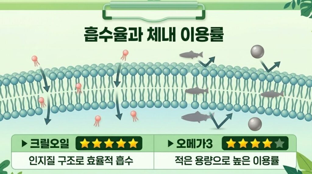 크릴새우 오메가 체내 이용률