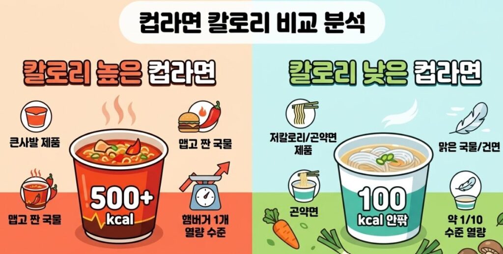 컵라면 칼로리