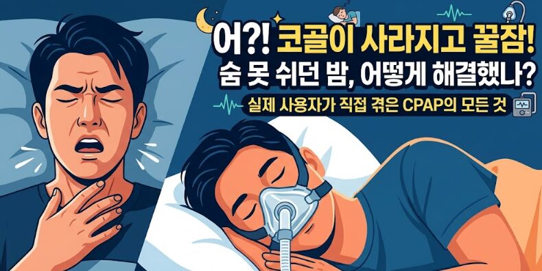 수면무호흡 양압기(CPAP) 완벽 가이드 — 효과·사용법·부작용 완전 정리
