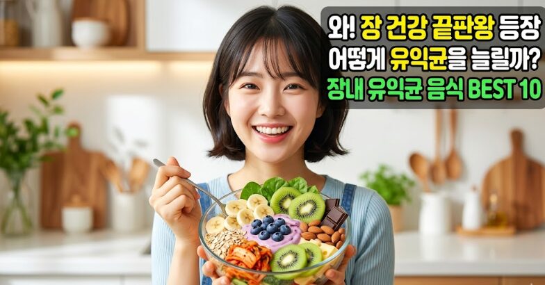 장내 유익균 늘리는 음식 BEST 10 — 프로바이오틱스·프리바이오틱스 완벽 총정리