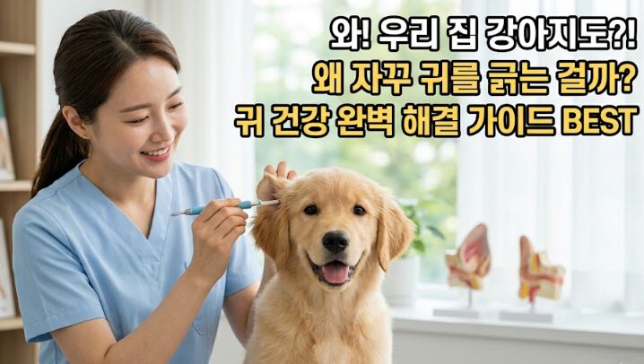 강아지 귀 청소 방법과 귀 질환 종류·증상·치료 완벽 가이드