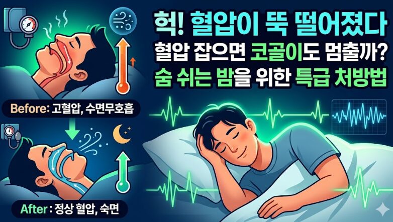 수면무호흡과 고혈압의 관계 — 혈압 잡으면 수면무호흡도 나아질까?