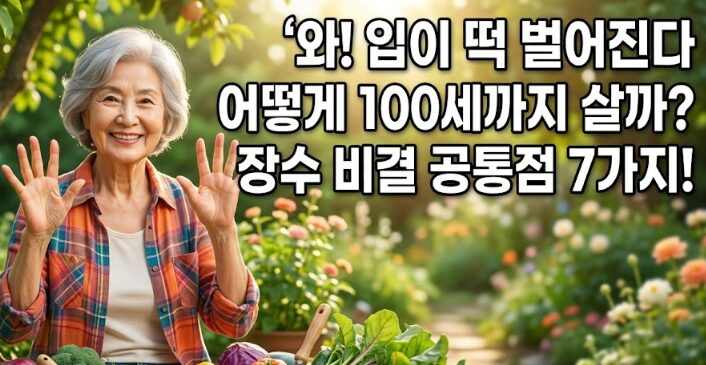 장수하는 사람들의 공통점 7가지 — 100세까지 건강하게 사는 비결