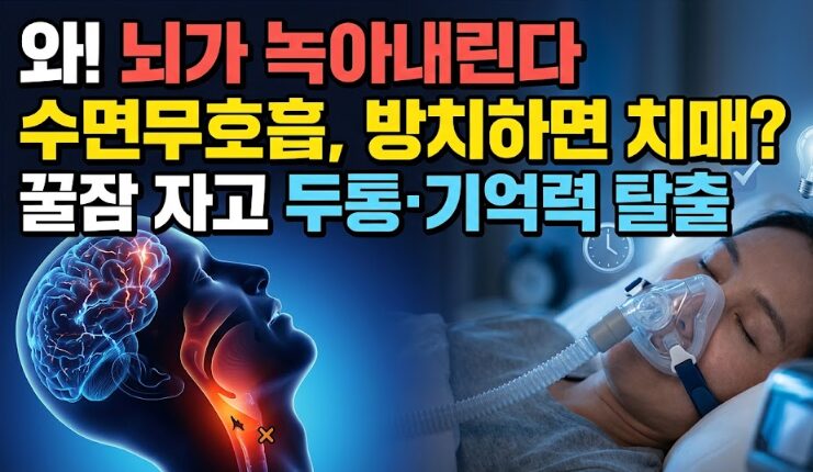 수면무호흡이 두통·집중력·기억력에 미치는 영향 & 치료법 완벽 가이드