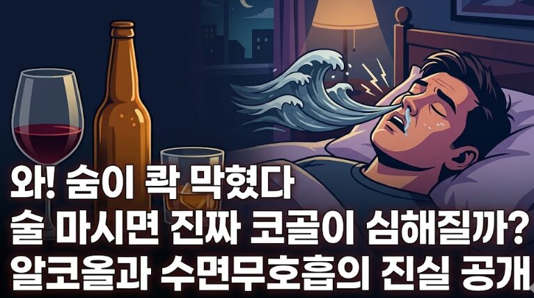 수면무호흡과 알코올·음주 관계 — 술이 코골이를 악화시키는 이유와 음주 가이드라인