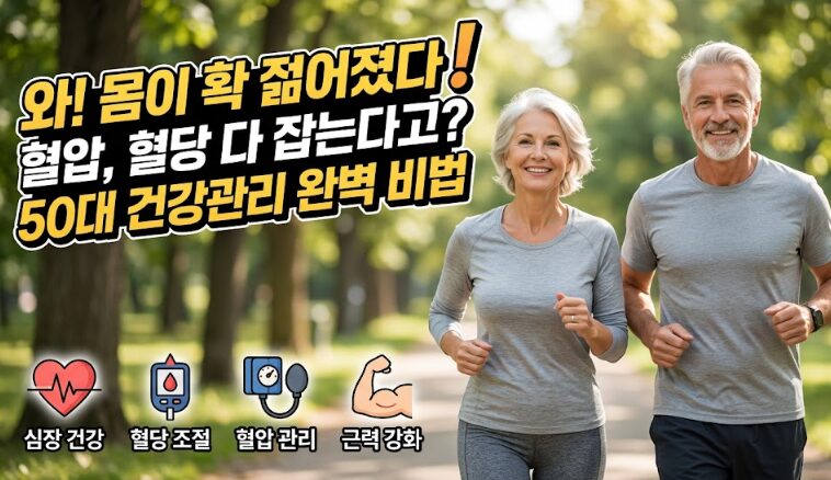 50대 건강관리 완벽 가이드 – 혈압·혈당·근력·심장을 동시에 지키는 방법