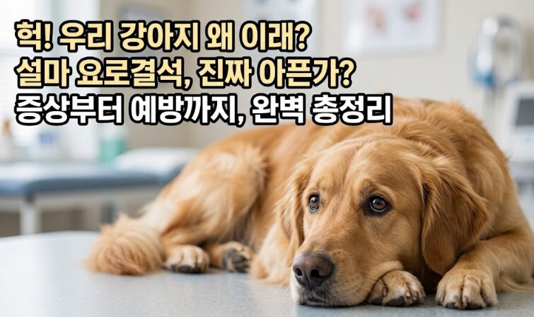 강아지 요로결석 증상·원인·치료·예방 완벽 가이드