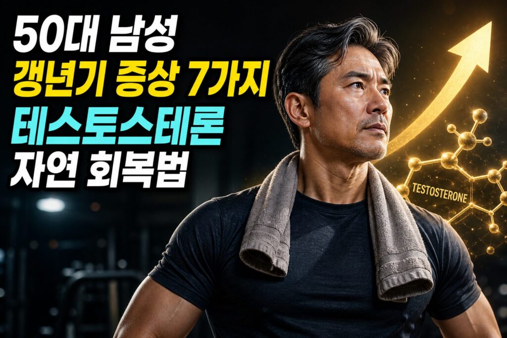 50대 남성 갱년기 증상 7가지와 테스토스테론 자연 회복법