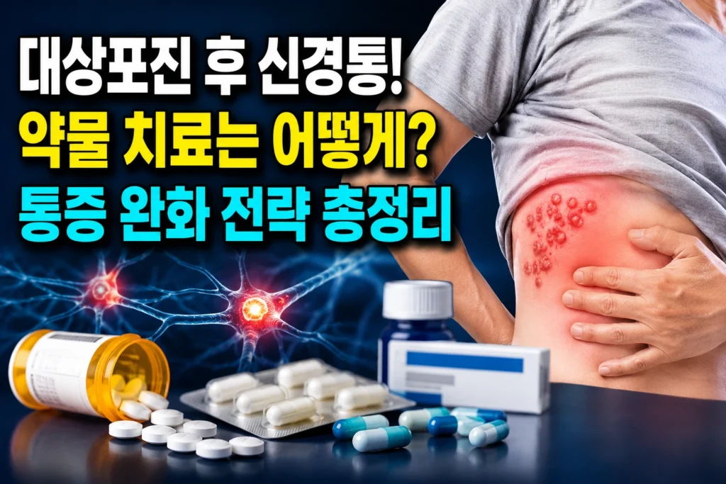 대상포진 후 신경통(PHN) 4가지 약물 치료 — 가바펜틴·프레가발린·삼환계항우울제·캡사이신 선택 기준